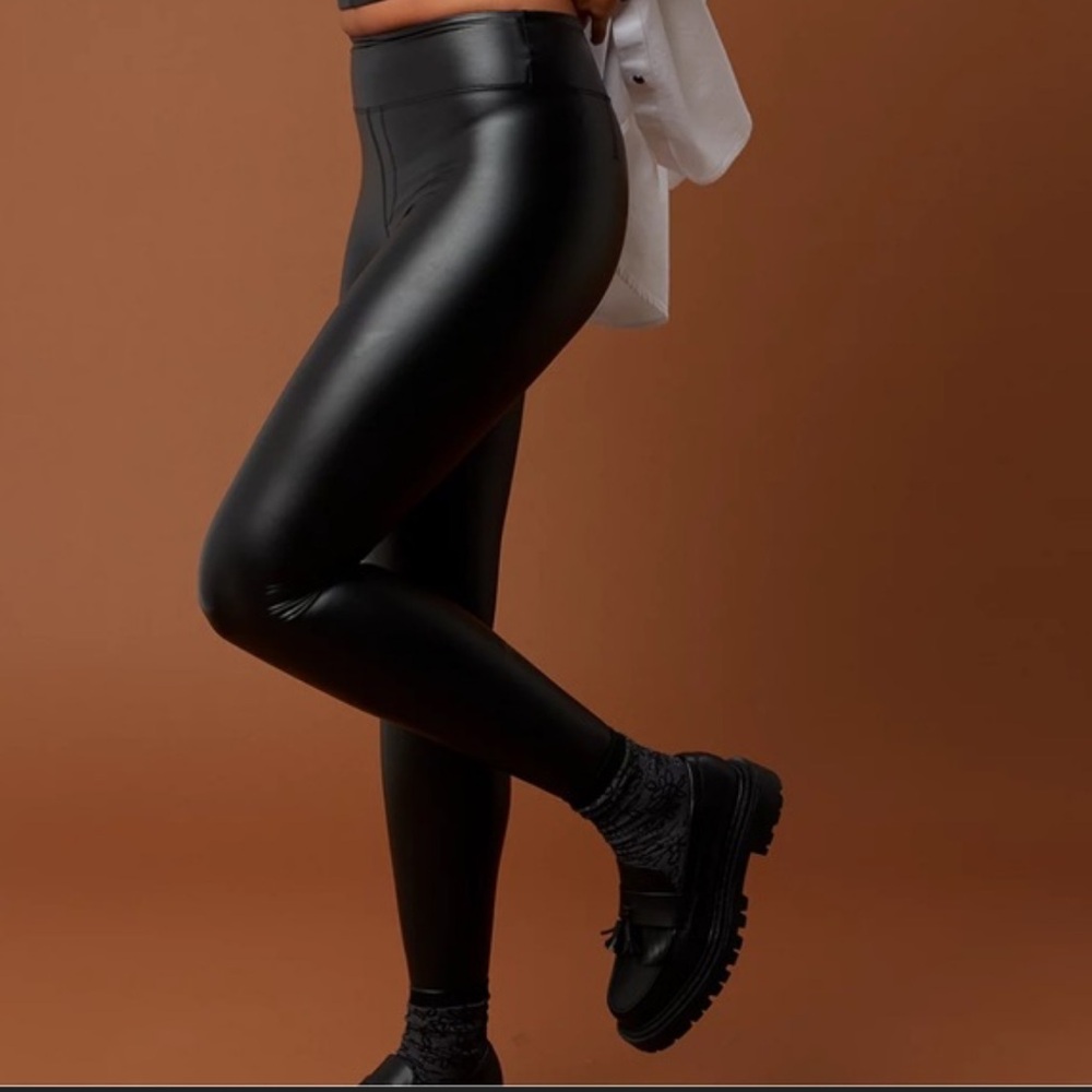 Aerie OFFLINE Faux Leather Leggings